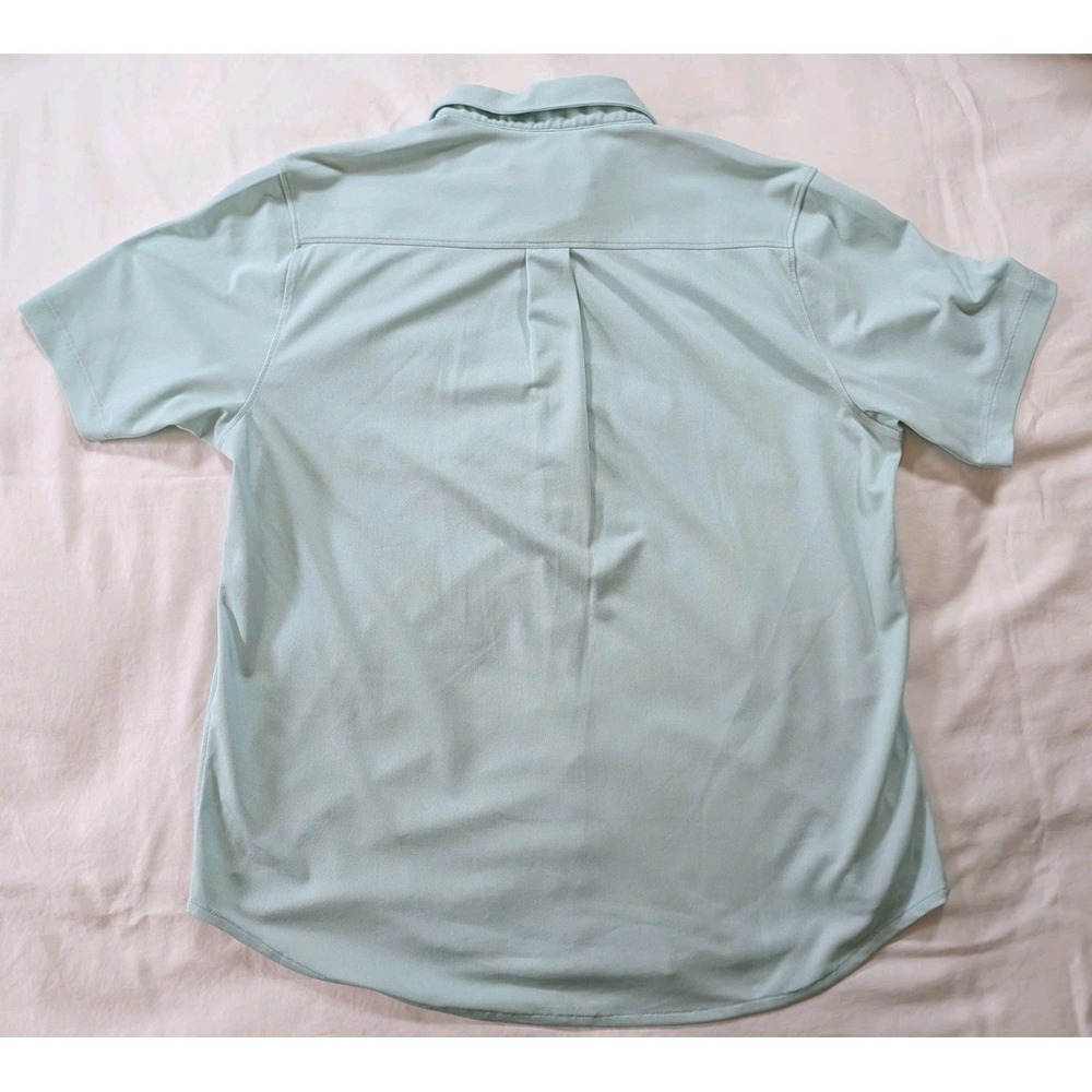 Tommy Bahama Men's Large Island Zone Performance S/S Knit‎ Button-Up Shirt - Picture 2 of 8